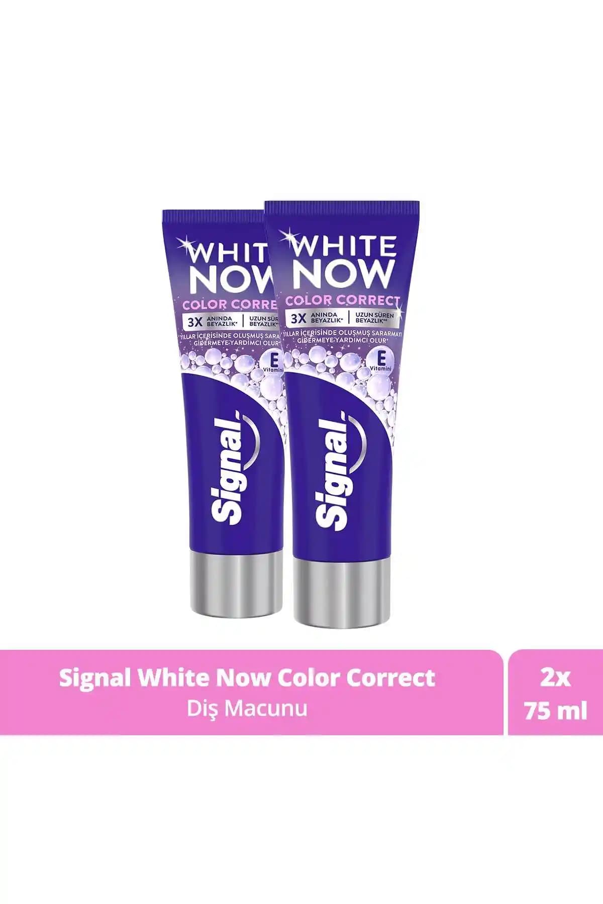 Signal White Now Color Correct Uzun Süreli Beyazlık Sağlayan Diş Macunu İncelemesi
