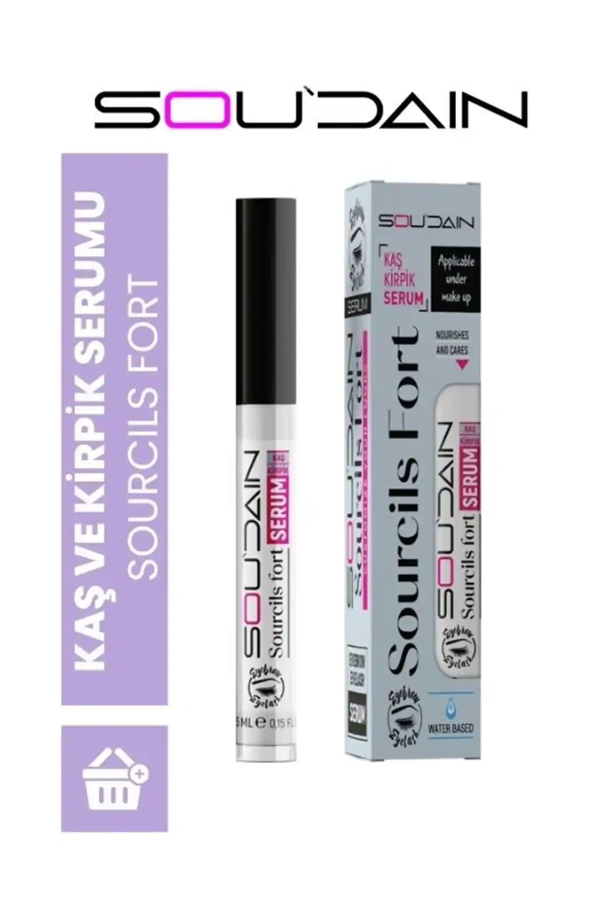 Sou'dain Sourcils Fort Kaş ve Kirpik Serumu ile Dolgun ve Güçlü Görünüm Sağlayın