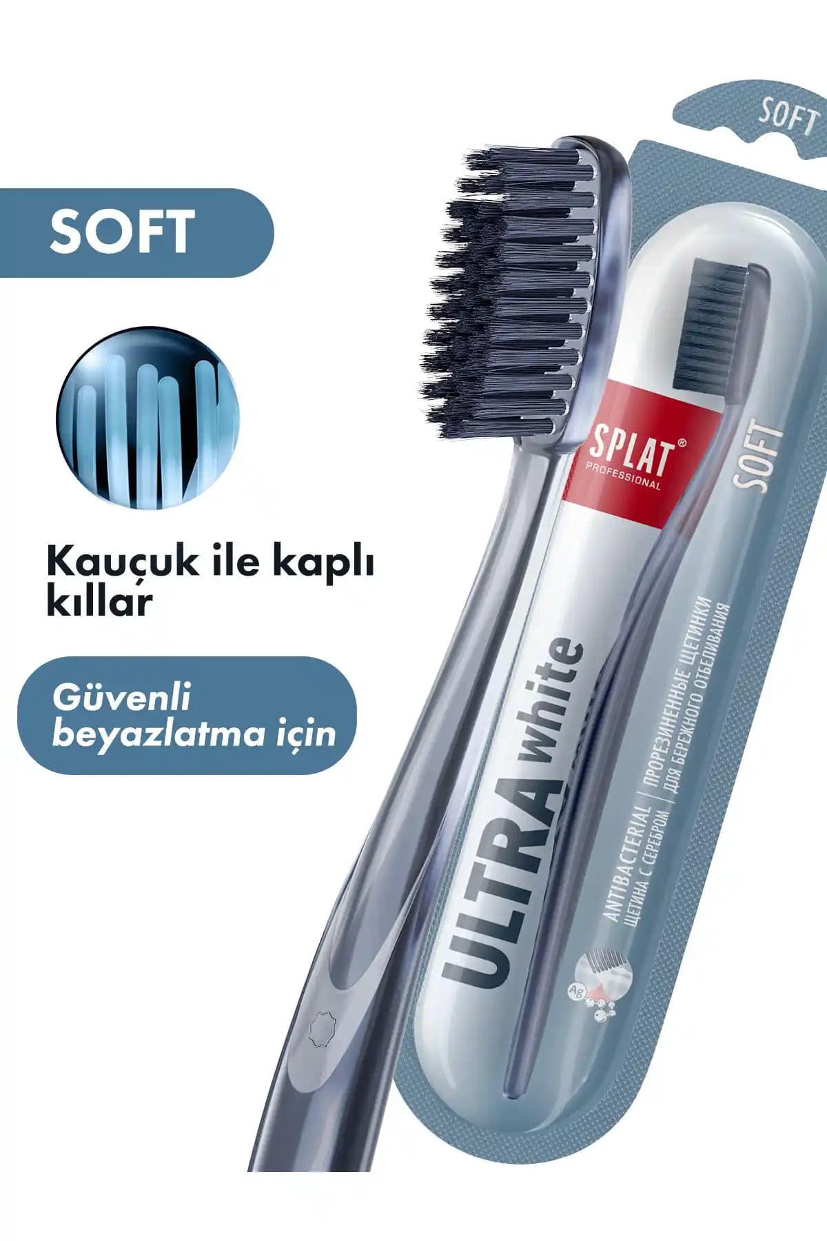 Splat Ultra White Soft Diş Fırçası: Hassas Dişler İçin Nazik ve Etkili Temizlik Çözümü