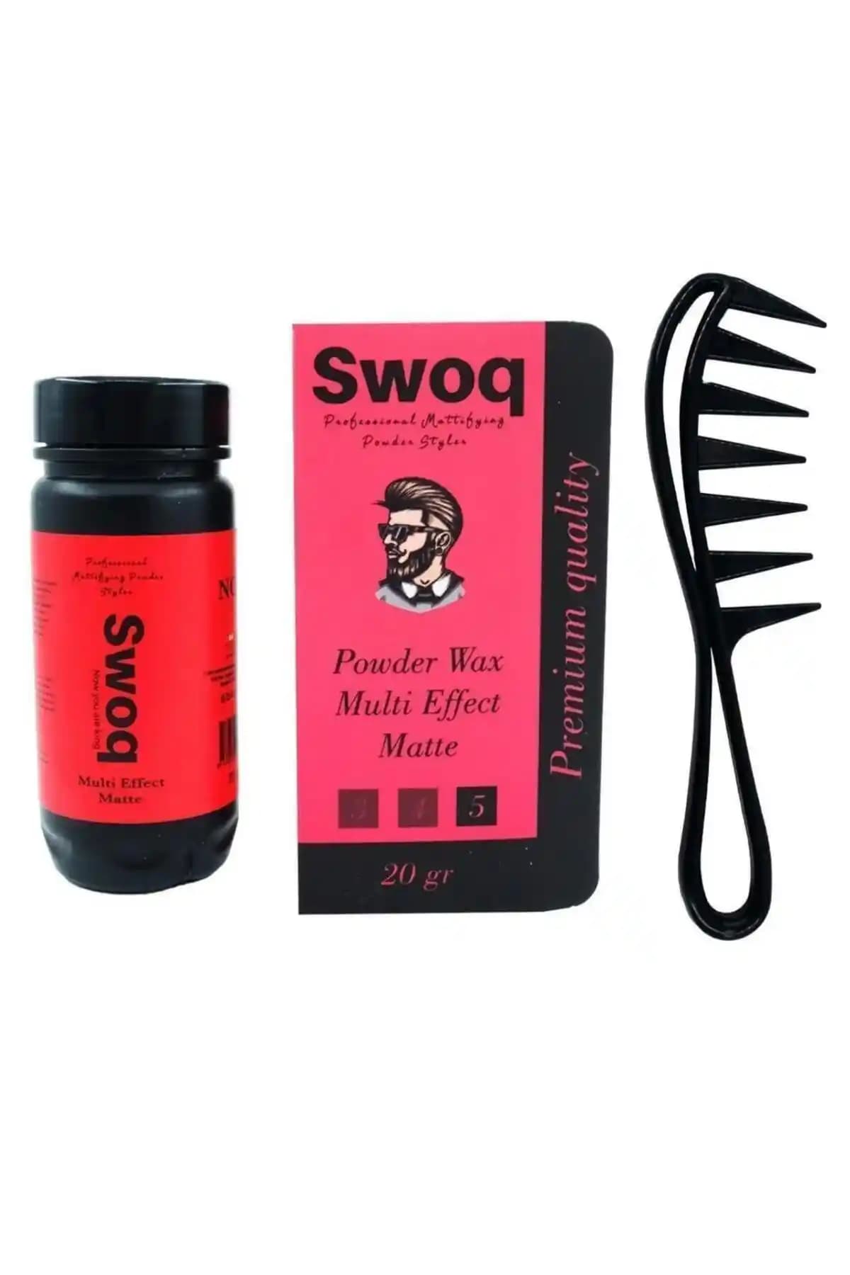 SWOQ Saç Şekillendirici Pudra Wax No 3 Hacim ve Kalıcılık Sağlayan Yerli Üretim Ürün