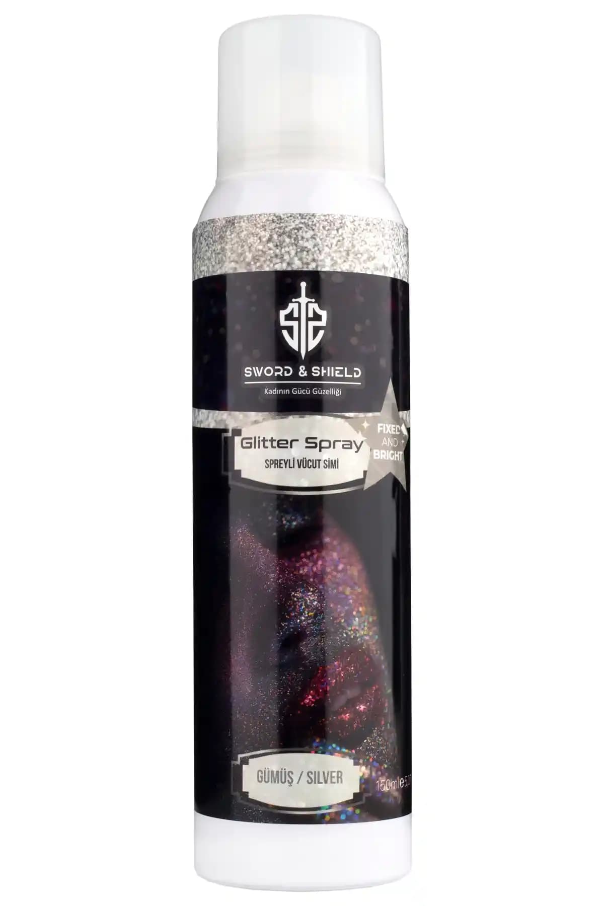 Sword & Shield S&S Spreyli Saç ve Vücut Simi Güçmüş Ürünü Parlaklık ve Işıltı Sağlayan Kozmetik Çözüm