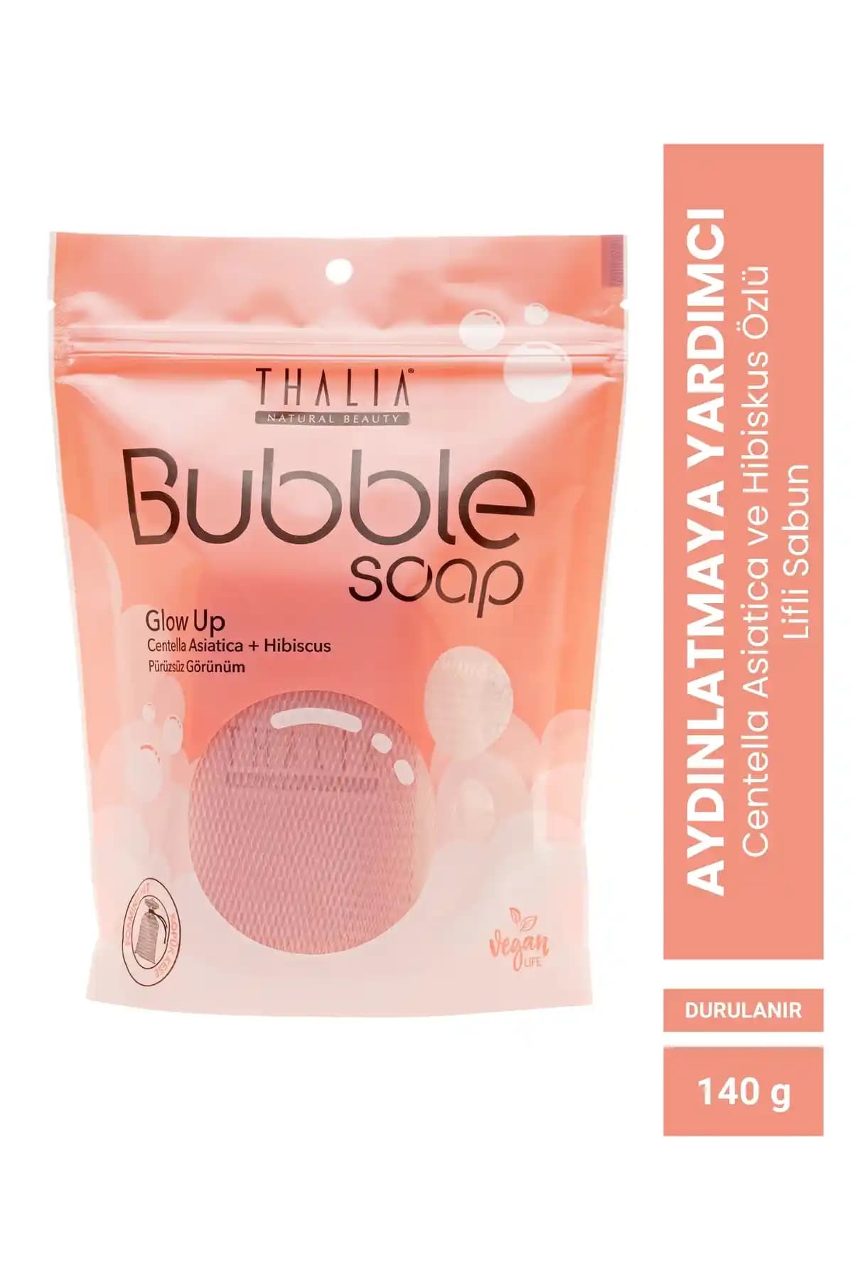Thalia Lifli Sabun Centella Asiatica ve Hibiskus Özlü Doğal Cilt Bakım Ürünü 140g