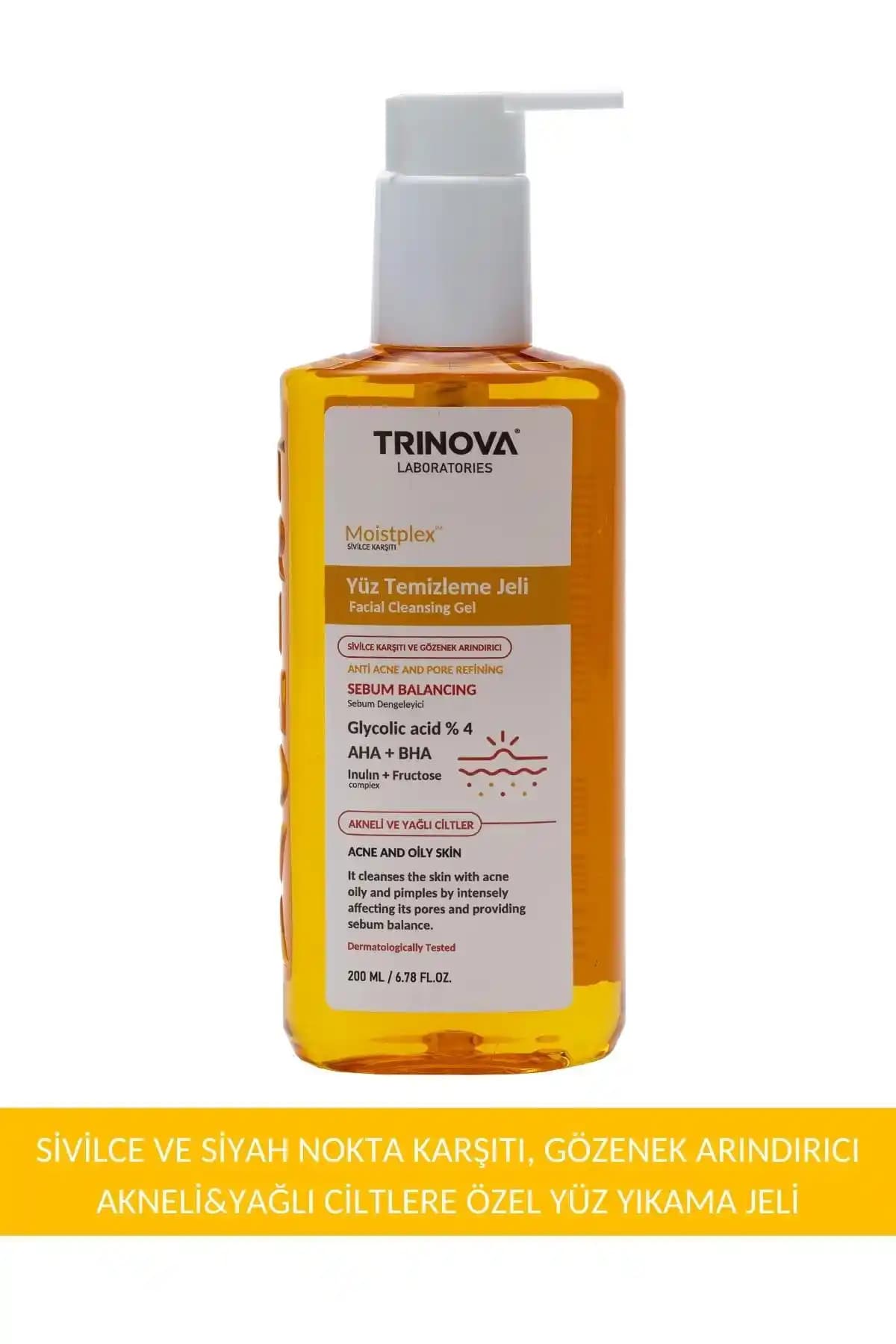 Trinova Sivilce Karşıtı ve Gözenek Sıkılaştırıcı Yüz Temizleme Jeli Ürün İncelemesi ve Kullanım Rehberi