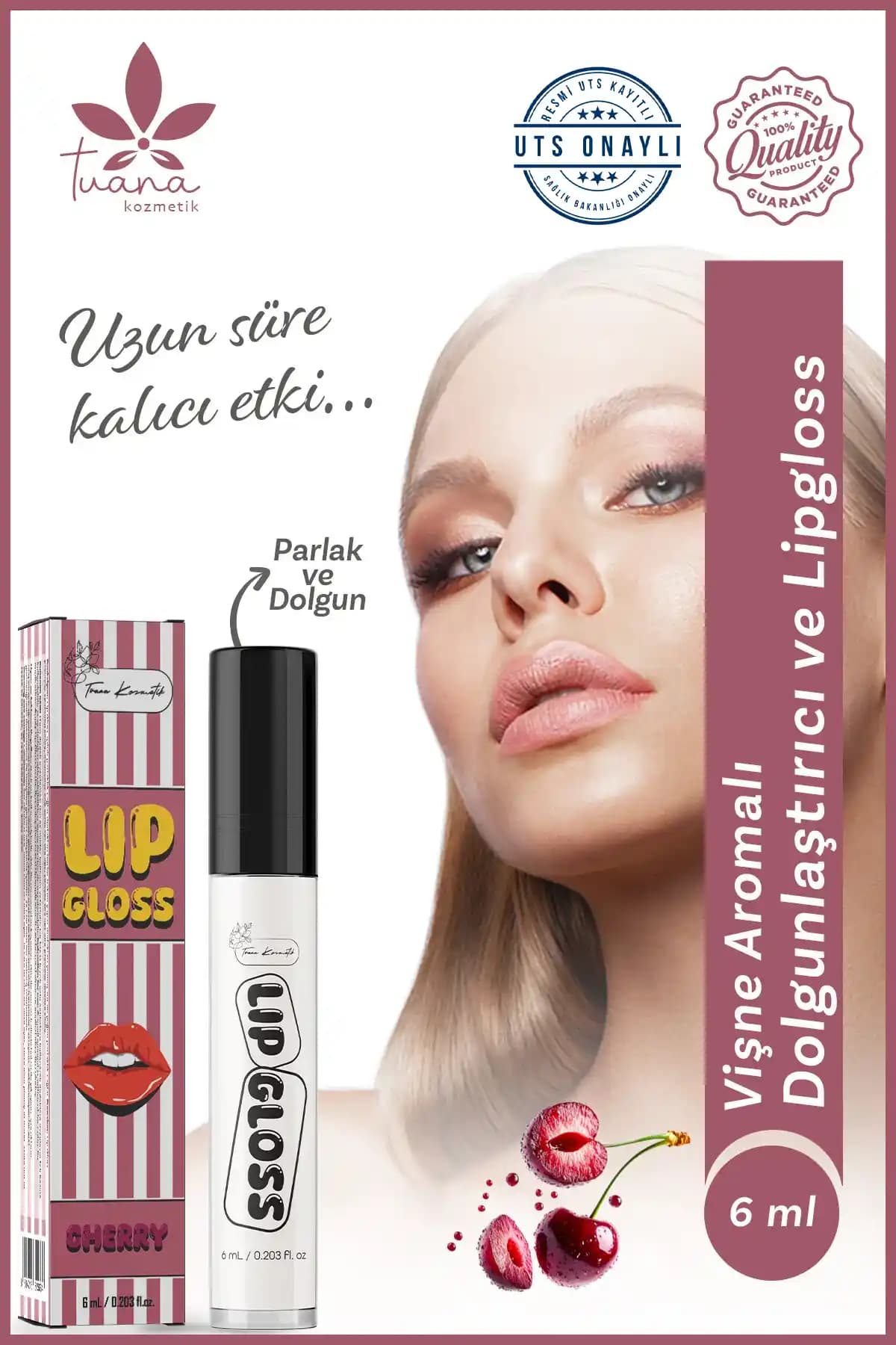 Tuana Kozmetik Vişneli Dudak Dolgunlaştırıcı ve Parlatıcı Lip Gloss Ürünü Özellikleri ve Kullanım Avantajları