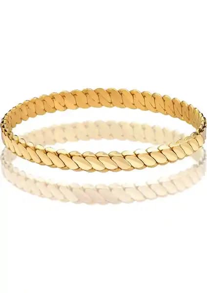 Tuğrul Kuyumculuk 35 Gr 22 Ayar Altın Üçlü Adana Burma Bilezik - Şıklık ve Dayanıklılık