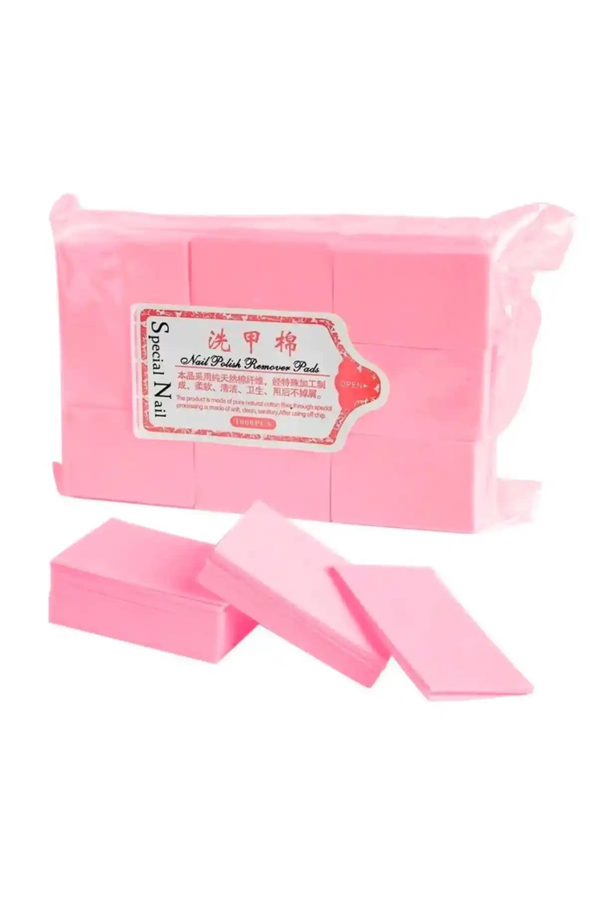 Venalisa Pembe Tüysüz Ped Protez Tırnak Silme Bezi Hijyen ve Estetik İçin Uygun Bir Seçenektir