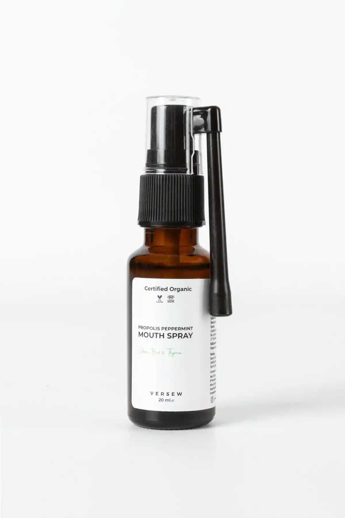 Versew Organik Propolis Flavonoid Nane Ağız Spreyi: Doğal Koruma ve Ferahlık Sağlayan Ağız Bakım Ürünü