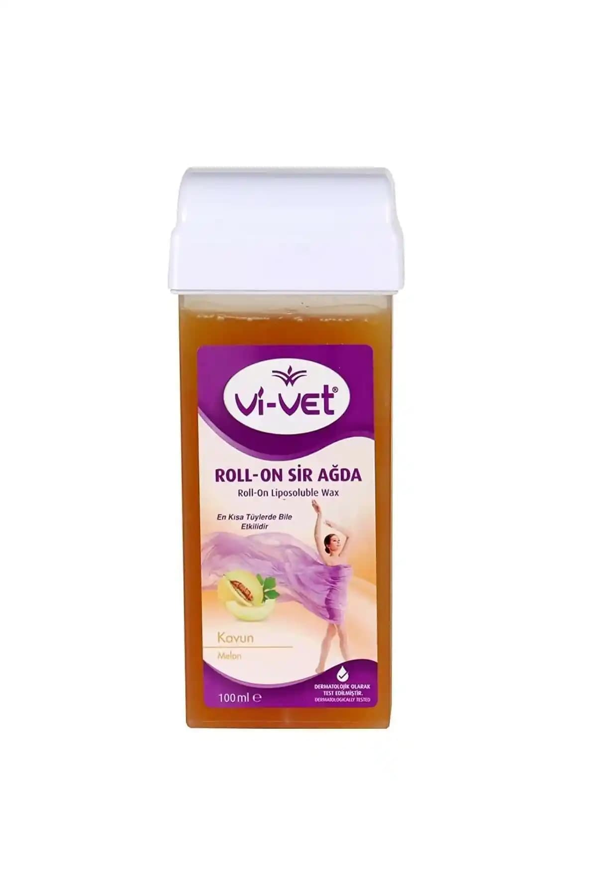 Vi vet Roll-On Sir Ağda Kavun 100 ml Doğal ve Organik Tüy Dökücü Çözüm