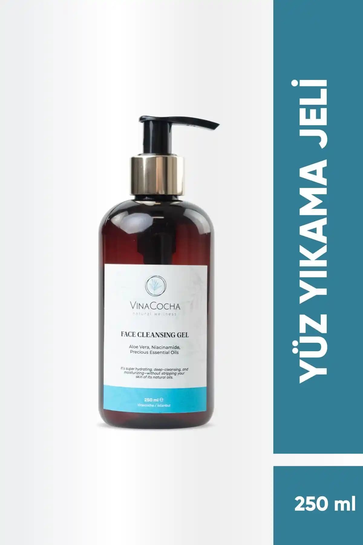 Vinacocha Yüz Temizleme Jeli: Hassas ve Kuru Ciltler İçin Doğal Temizlik Çözümü