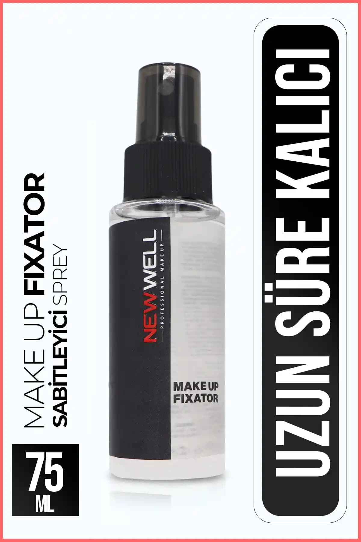 Well Make Up Fıxator 75 Ml: Gün Boyu Kalıcı ve Doğal Makyaj Sabitleyici Sprey