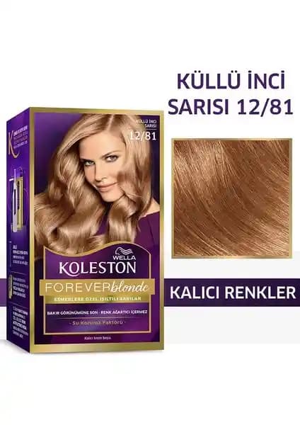 Wella Koleston Kit Saç Boyası 12/81 Küllü İnci Sarısı: Doğal ve Parlak Saç Renkleri İçin Profesyonel Çözüm