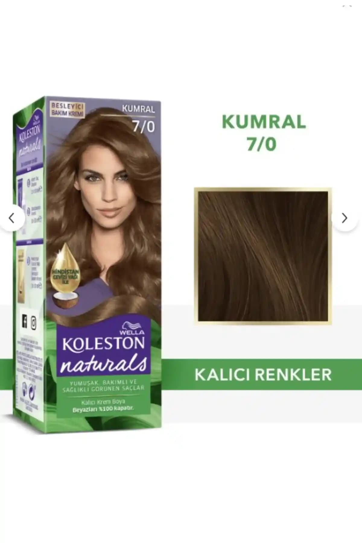 Wella Koleston Naturals 7/0 Kumral Saç Boyası: Kalıcı ve Doğal Renk Seçeneği