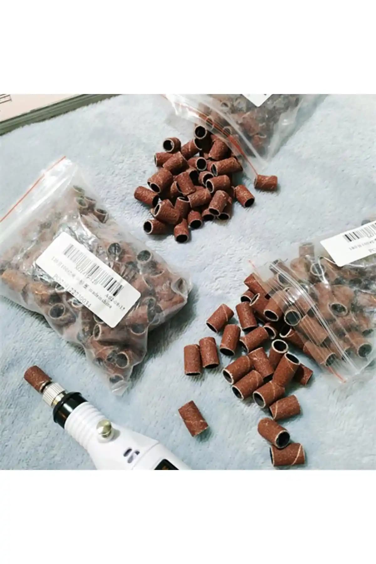 YAYOGE Elektrikli Tırnak Makinası ve Zımpara Bantları Profesyonel ve Ev Kullanımı İçin Uygun