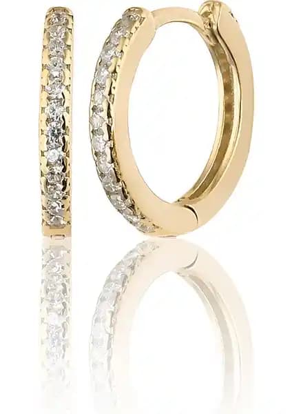 Zanaat Silver 925 Ayar Gümüş ve Rose Kaplama Zirkon Taşlı Halka Küpe Karşılaştırması