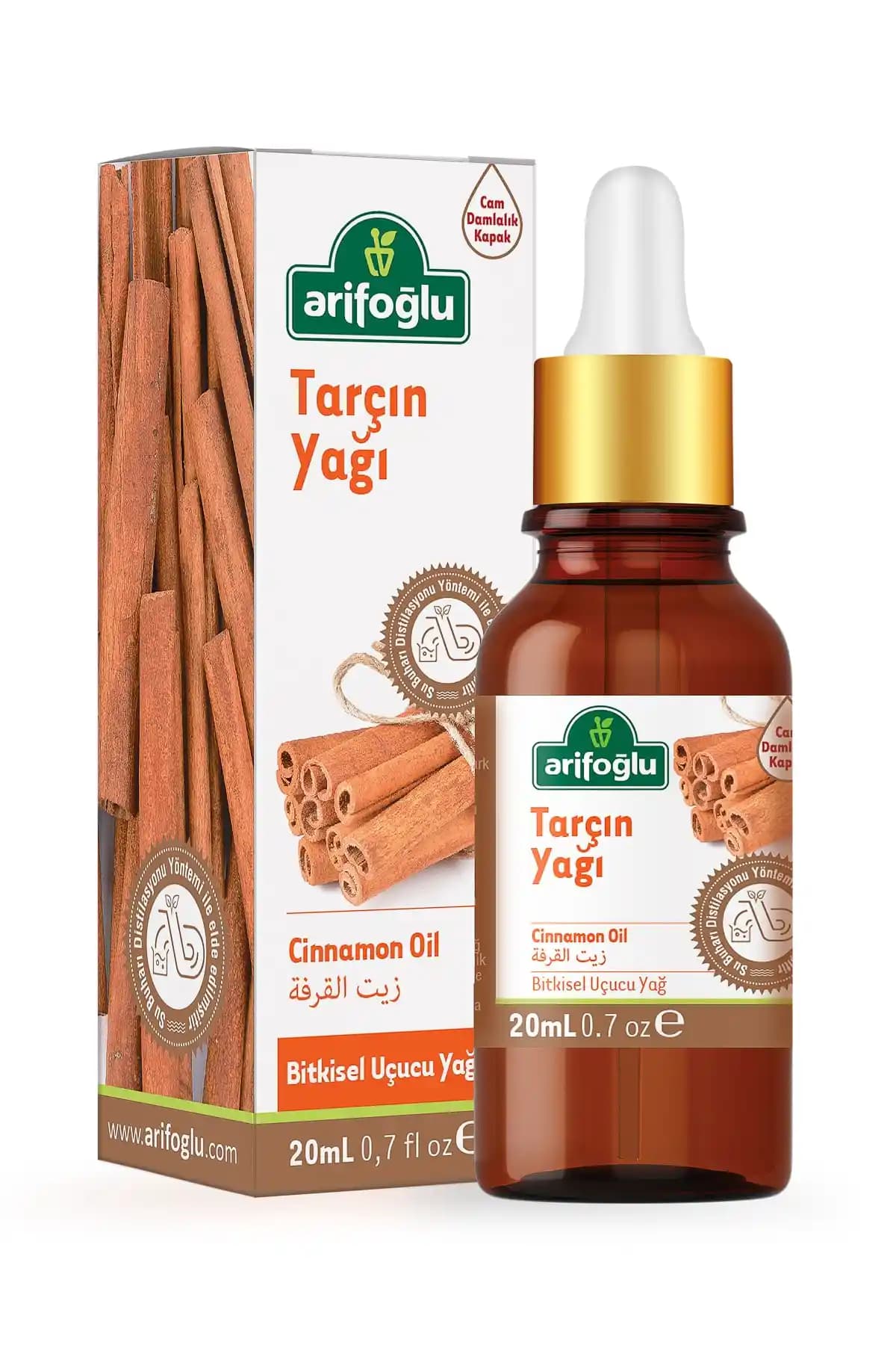 Arifoğlu Tarçın Yağı 20ml: Doğal ve Güçlü Aromasıyla Çok Yönlü Kullanım Seçenekleri