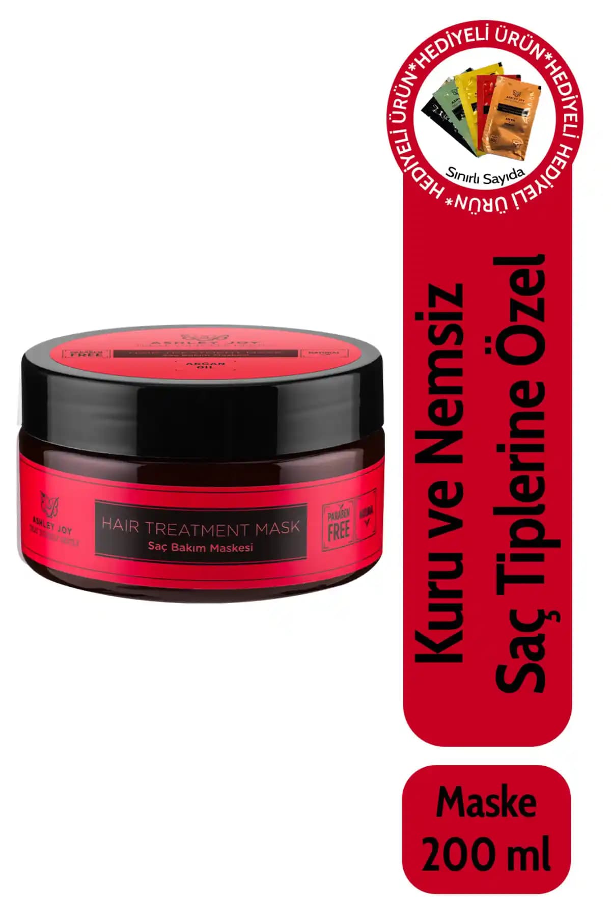 Ashley Joy Kuru Saçlar İçin Nemlendirici ve Besleyici Argan Yağı İçeren Saç Maskesi Ürün İncelemesi