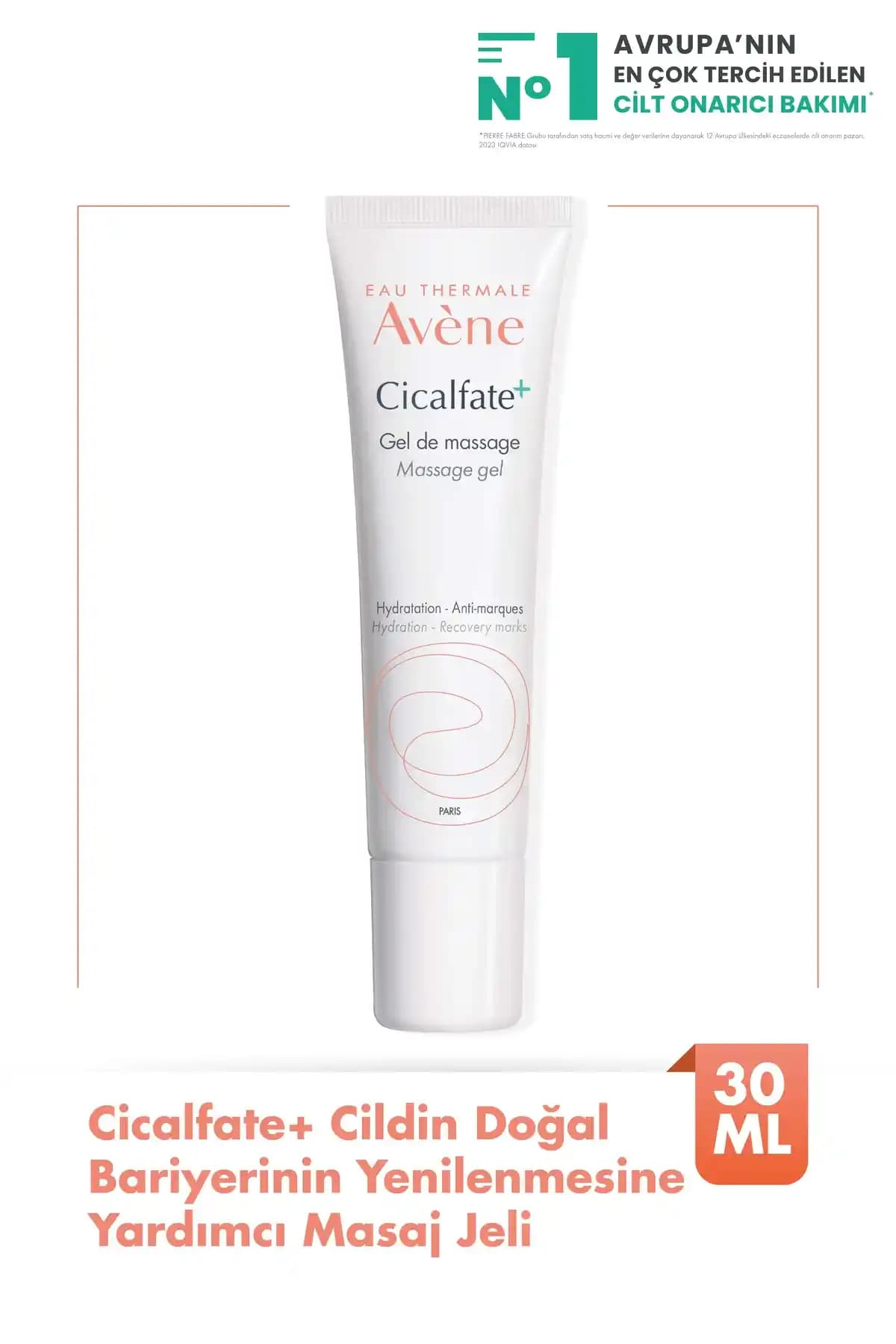 Avene Cicalfate+ Masaj Jeli: Hassas ve Yıpranmış Ciltler İçin Yenileme ve Yatıştırıcı Bakım