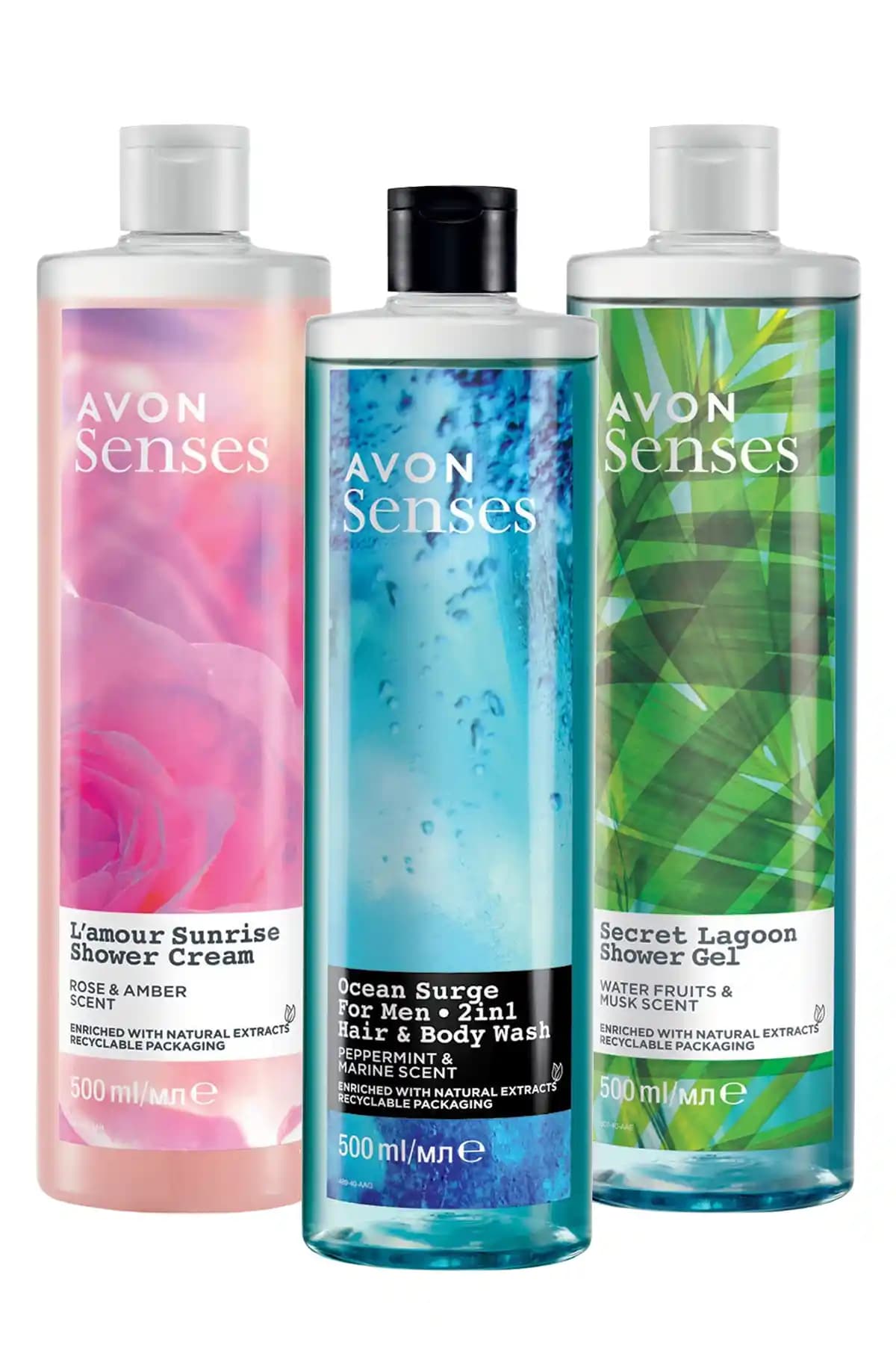 Avon Senses Nane Deniz, Misk Gül ve Amber Kokulu Duş Jeli Paketi Özellikleri ve Kullanım Avantajları