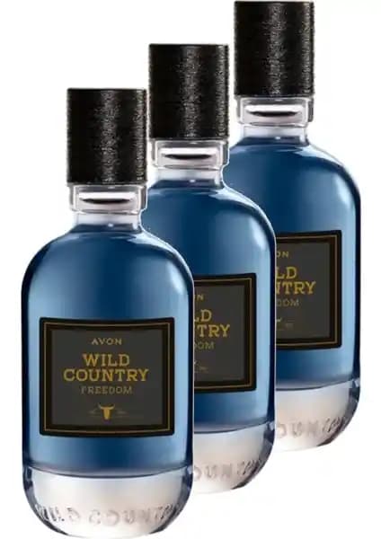 Avon Wild Country Erkek Parfümü Edt 75 Ml Üçlü Set Baharatlı ve Çekici Koku