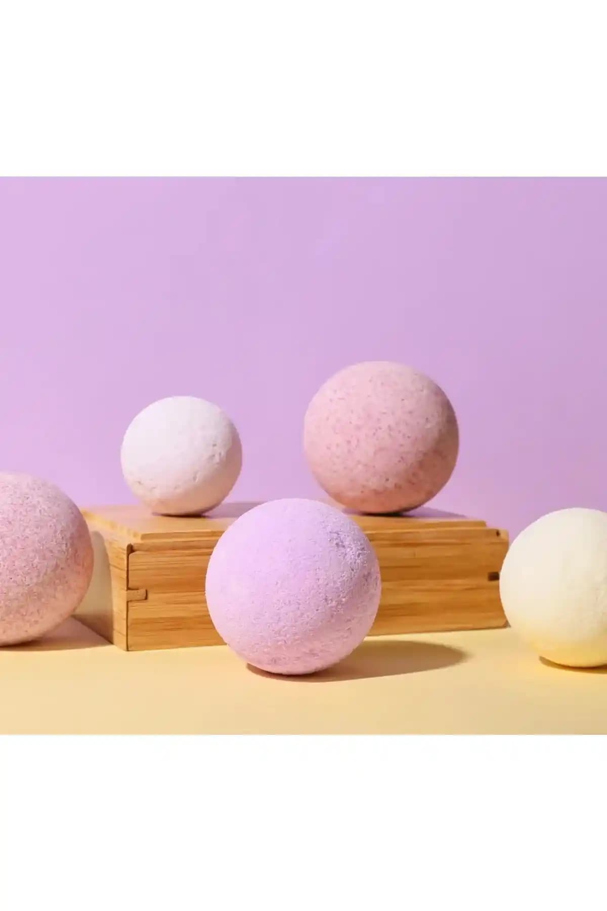 Bal Ağacı Üç Aromalı Küvet Topları Gül Lavanta Vanilya Rahatlatıcı Banyo Deneyimi