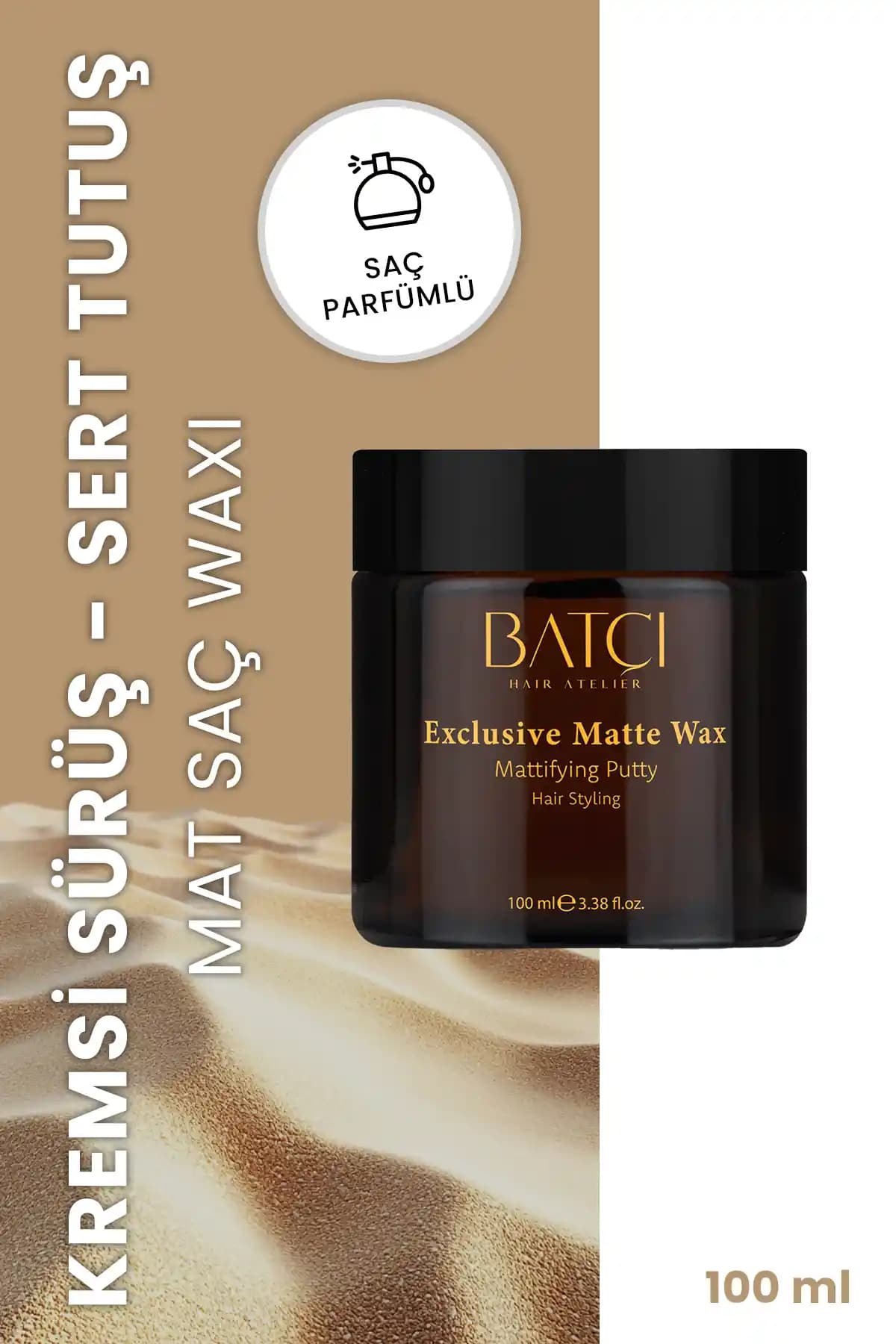 Batçı Hair Atelier Exclusive Matte Mat Wax ile Profesyonel ve Doğal Saç Şekillendirme Deneyimi