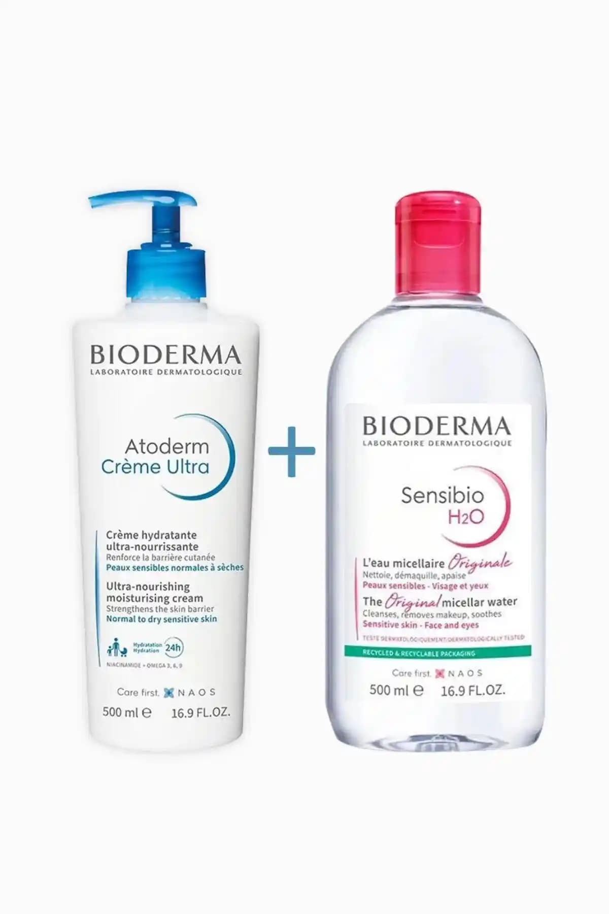 Bioderma Atoderm Creme Ultra ve Sensibio H2O: Hassas ve kuru ciltler için etkili bakım çözümleri