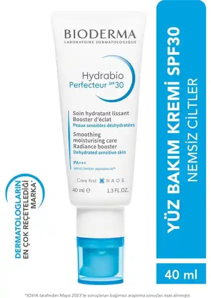 Bioderma Hydrabio Perfecteur SPF30: Nemlendirici ve Güneş Koruyucu Yüz Kremi Özellikleri