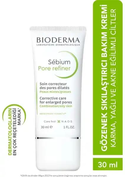 Bioderma Sebium Pore Refiner ile Karma ve Yağlı Ciltler İçin Gözenek Sıkılaştırıcı Bakım