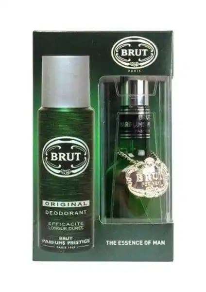 Brut Plexi Madalyon Set Erkekler İçin Kalıcı ve Ferah Koku Deneyimi Sunar