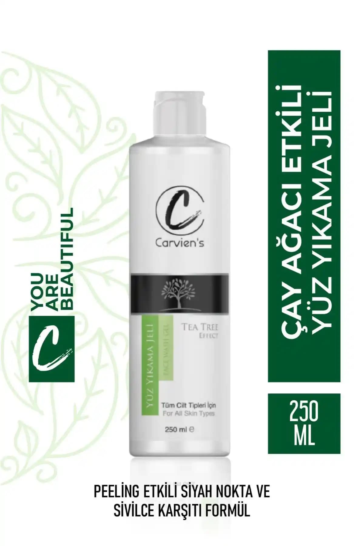 Carvien's Çay Ağacı Yağlı Yüz Yıkama Jeli: Doğal ve Etkili Temizlik Ürünü Özellikleri ve Kullanımı