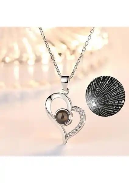 Chavin 100 Dilde Seni Seviyorum Projeksiyon Kalp Kolye Detaylı İnceleme ve Özellikleri