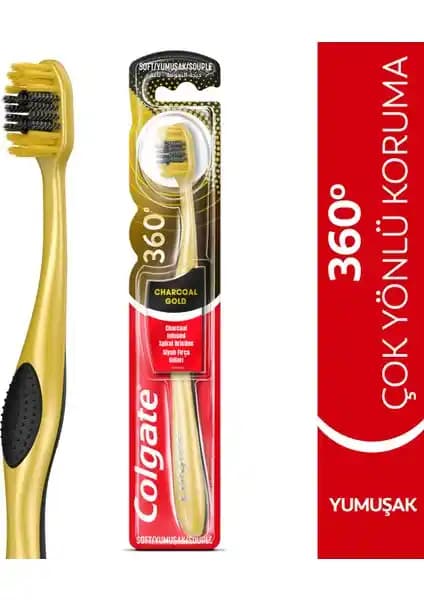 Colgate 360 Charcoal Gold Çok Yönlü Koruma Yüksek Diş Fırçası Ürün İncelemesi ve Özellikleri
