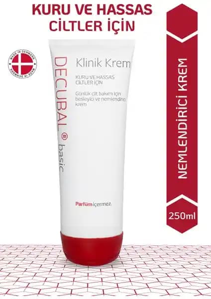 Decubal Basic Klinik Nemlendirici Krem: Hassas ve Kuru Ciltler İçin Güvenli Bakım Çözümü