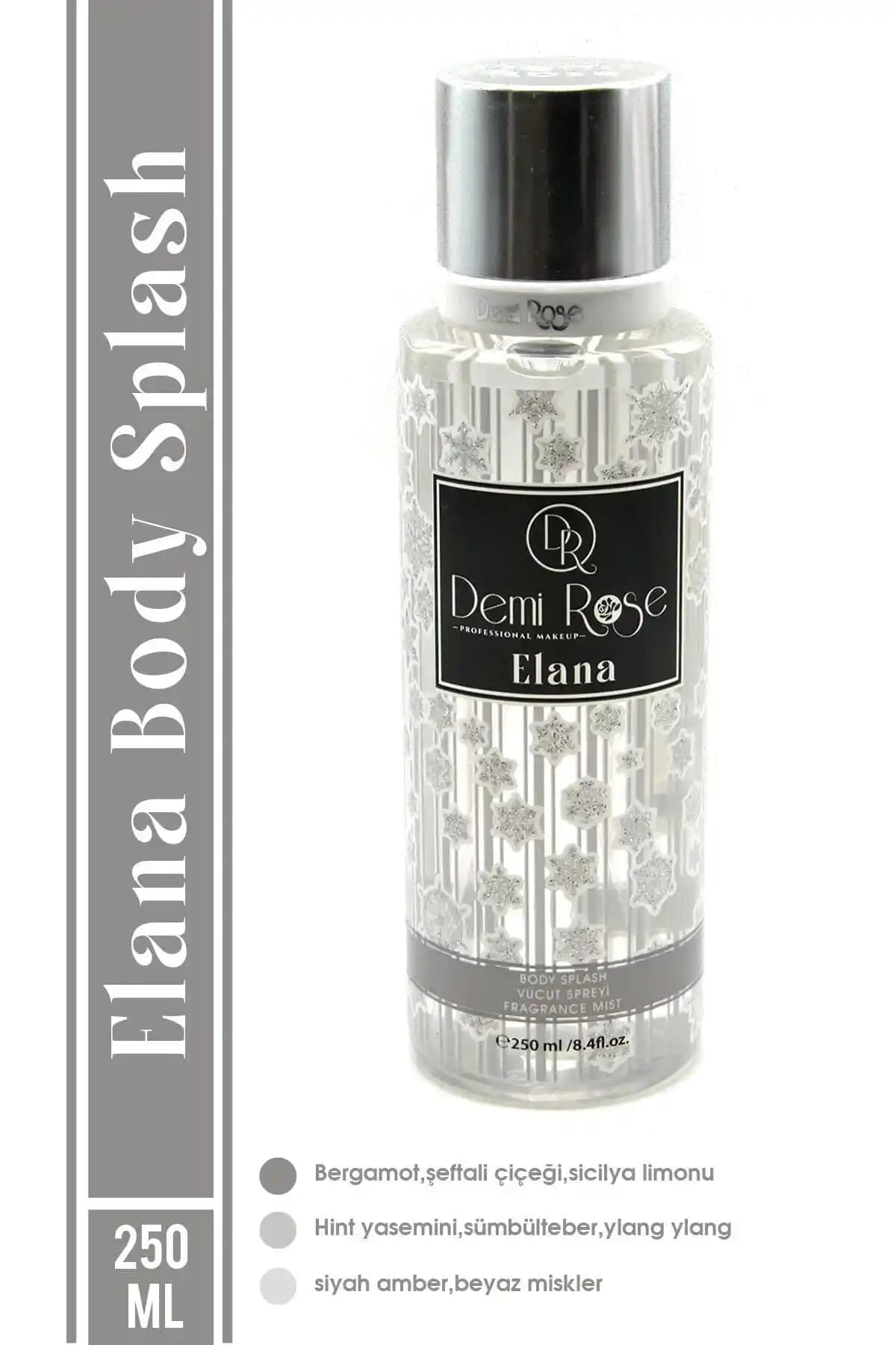 DemiRose Elana Body Splash Ferahlatıcı Aromatik Koku ve Uzun Süreli Ferahlık Sağlar