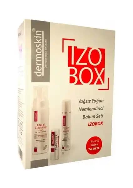 Dermoskin Izobox Cilt Bakım Seti: Temizlik ve Nemlendirme İçin Güvenilir Çözüm