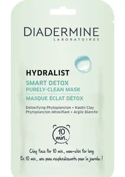 Diadermine Hydralist Smart Detox Maske ile Derinlemesine Cilt Bakımı ve Yenilenme