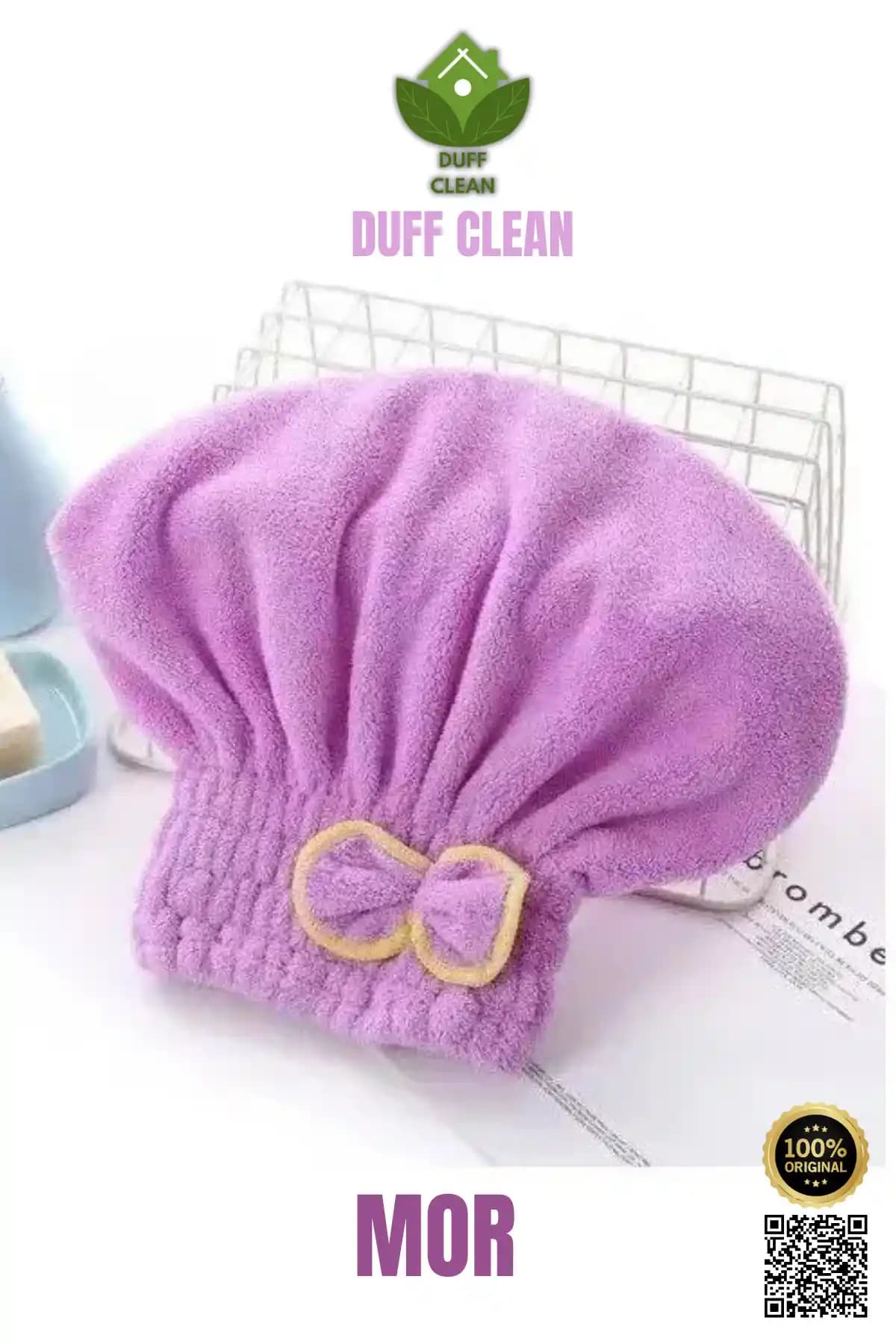 DUFF CLEAN Mikrofiber Saç Kurutma Bonesi Modern ve Şık Tasarımıyla Kullanıcıların Beğenisini Kazanıyor