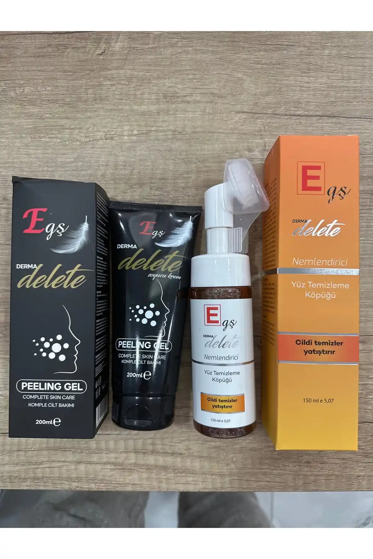 Egş DERMA Cilt Bakım Ürünleri: Soyucu Krem ve Yüz Temizleme Köpüğü Özellikleri