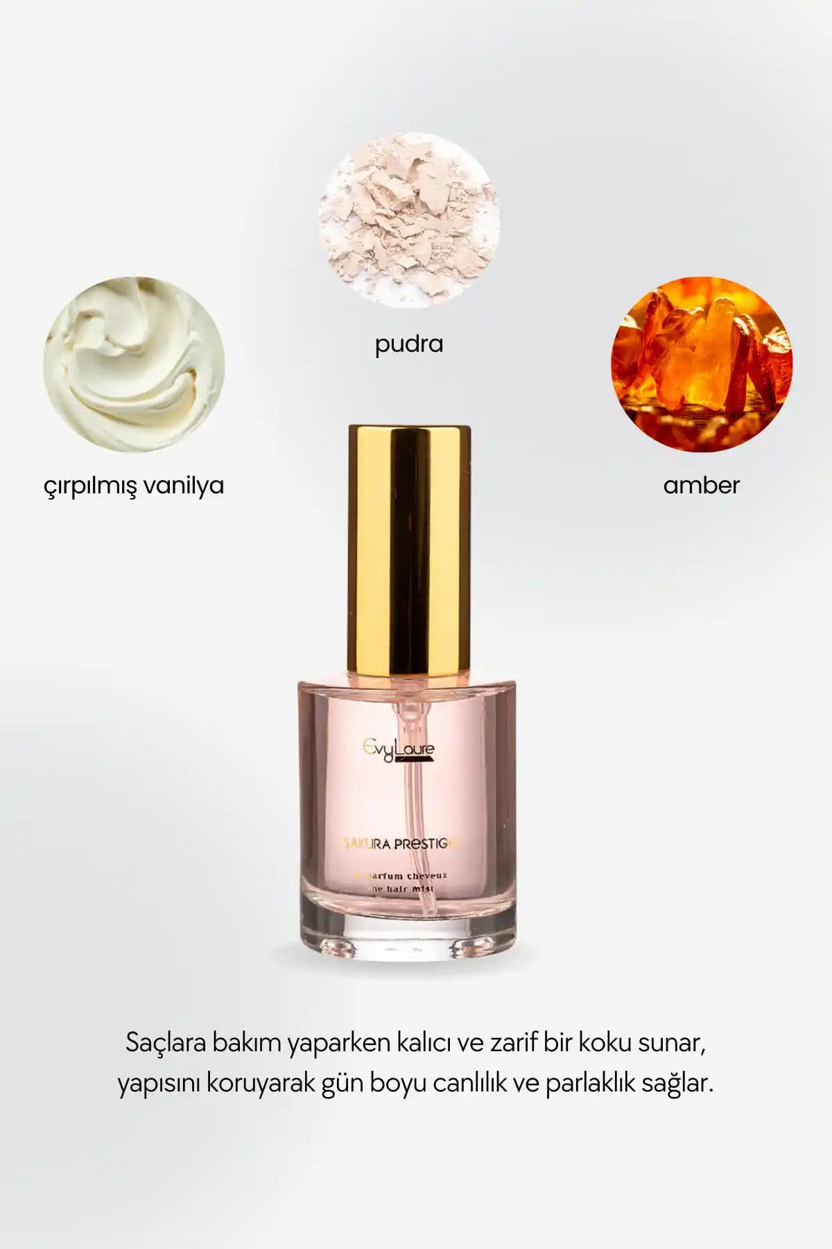 EvyLaure Sakura Prestige Saç Parfümü: Kalıcı ve Bakımlı Saçlar İçin Uygun Seçenek