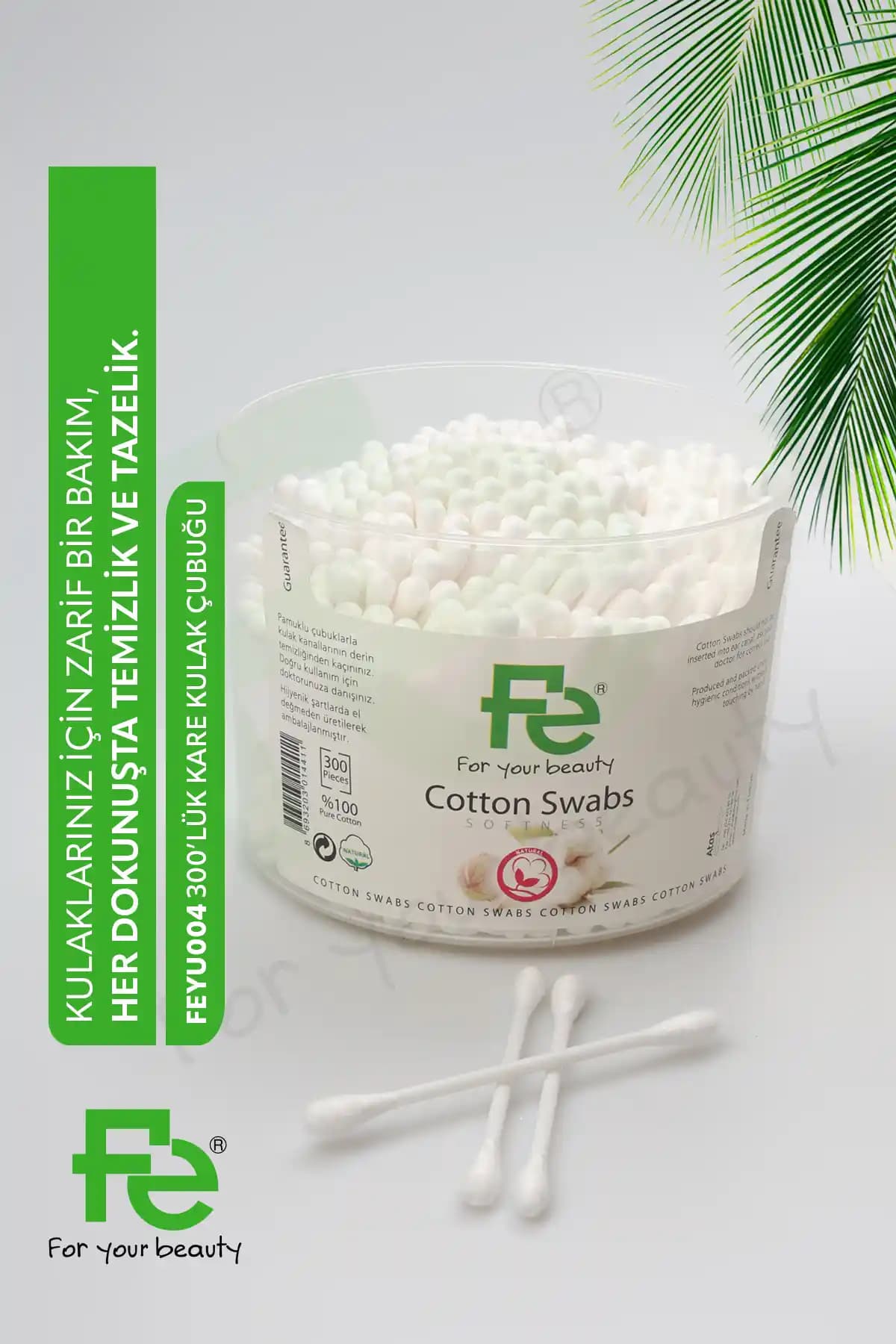 Fe Kulak Çubuğu 300'lü: Yüksek Kalite ve Güvenilir Temizlik Çubuğu Ürünü