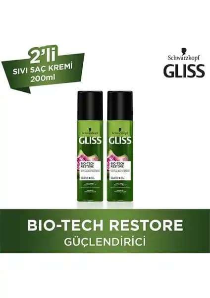 Gliss Bio-Tech Sıvı Saç Kremi ile Saçlarınızı Güçlendirin ve Parlaklık Kazanın