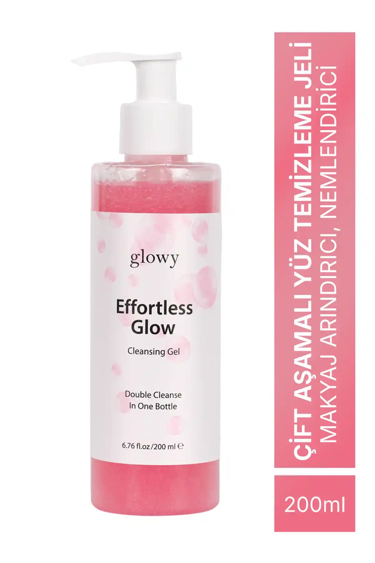 GLOWY Çift Aşamalı Yüz Temizleme Jeli: Hassas ve Derinlemesine Temizlik İçin Uygun