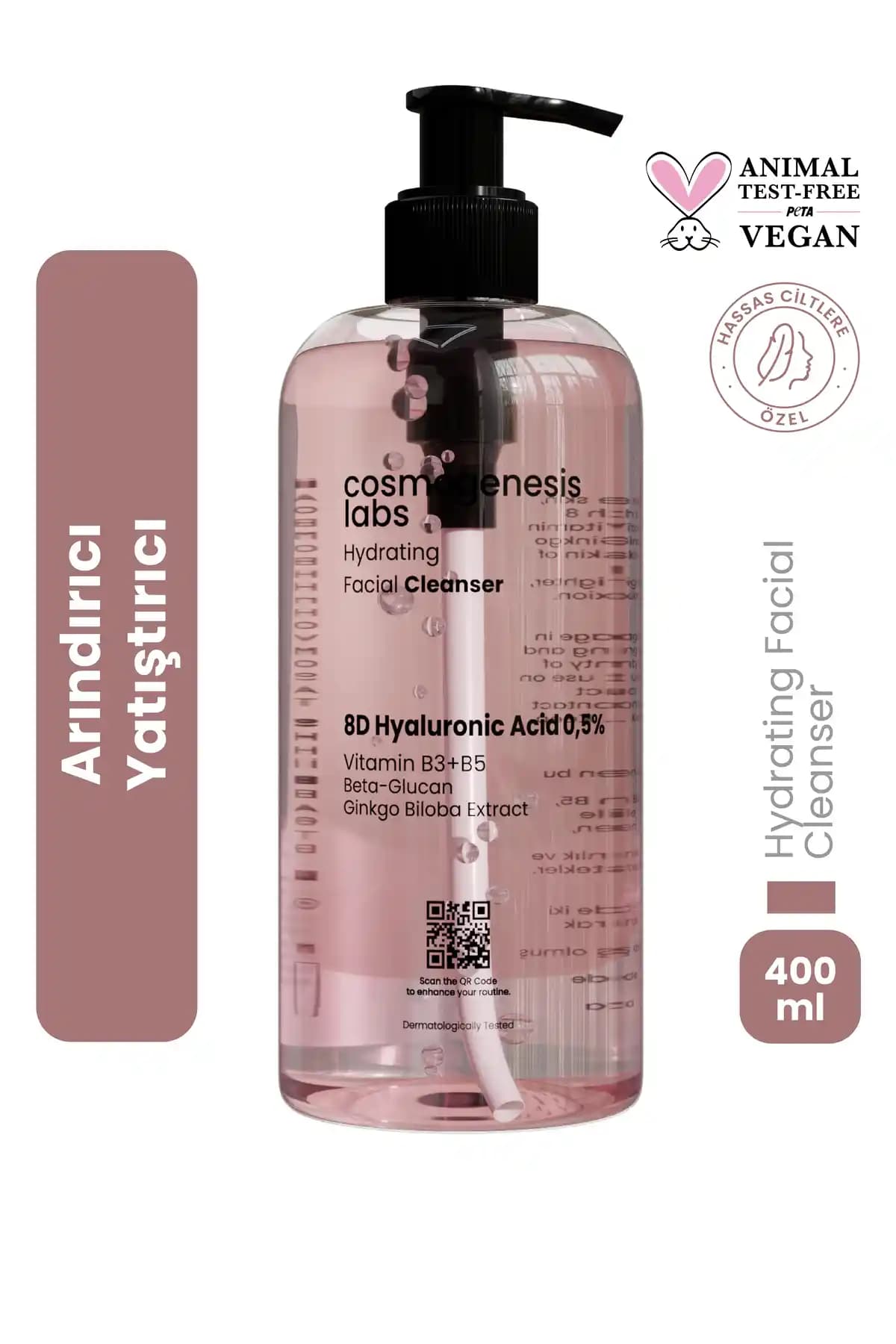 Hassas Ciltler İçin Derinlemesine Temizlik ve Yumuşaklık Sağlayan Yüz Temizleme Jeli