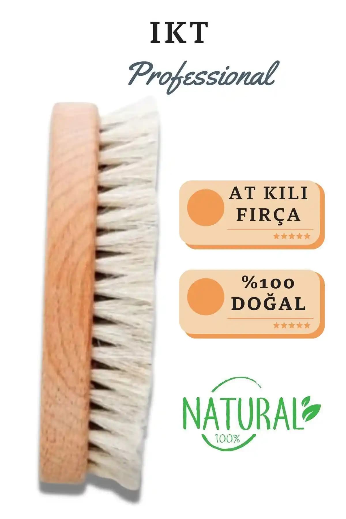 IKT Professional % 100 At Kılı Fırçası: Doğal ve Güvenilir Saç Bakım Aracı