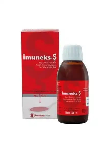 İmuneks Şurup 150 ml Bağışıklık Güçlendirici Doğal Takviye Ürünü