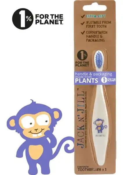 Jack N' Jill Doğal Çocuk Diş Fırçası - Çevre Dostu ve Güvenli Temizlik Seçeneği