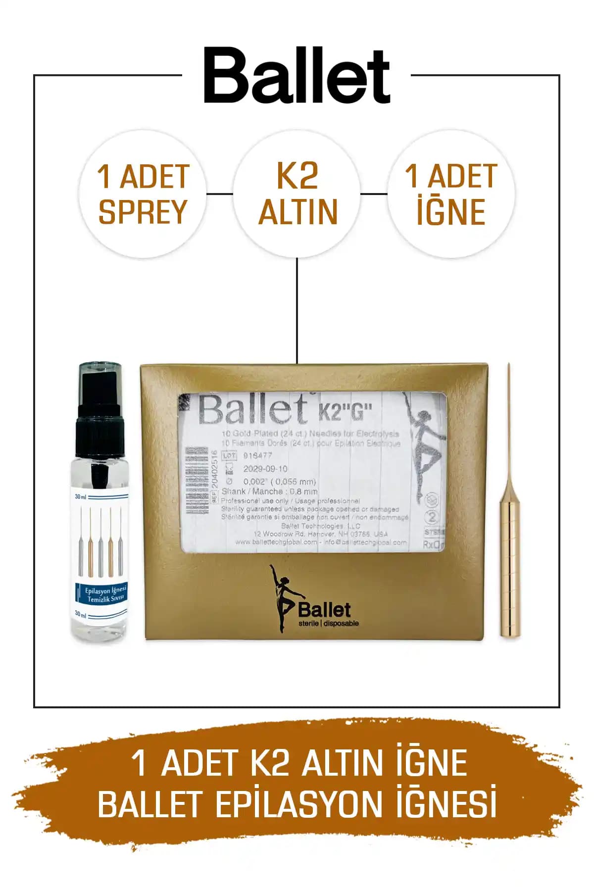 K2 Altın Epilasyon İğnesi: Hassas Ciltler İçin Güvenilir ve Etkili Bir Bakım Aracı