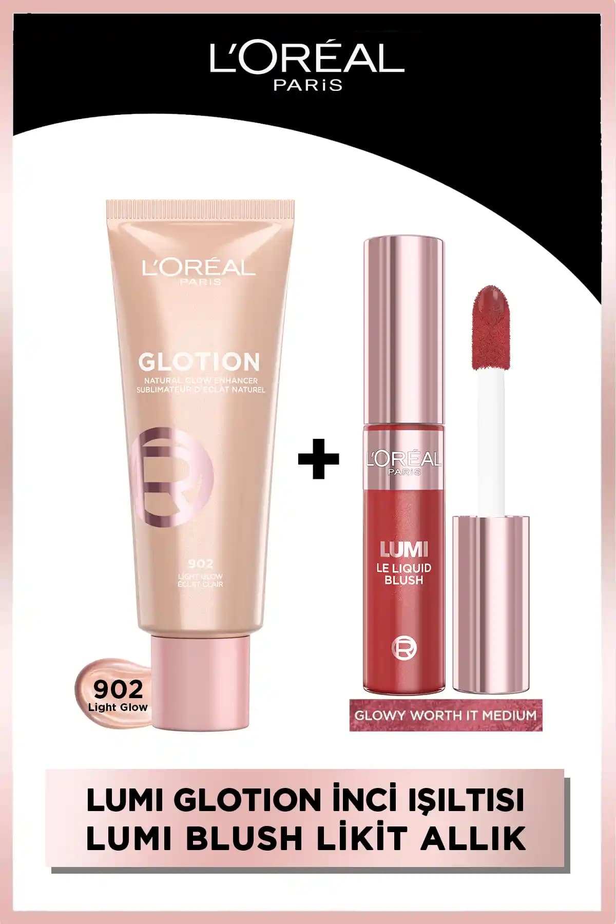 L'Oreal Paris Glotion 902 Highlighter ve Lumi Blush Likit Allık Ürünleri Tanıtımı