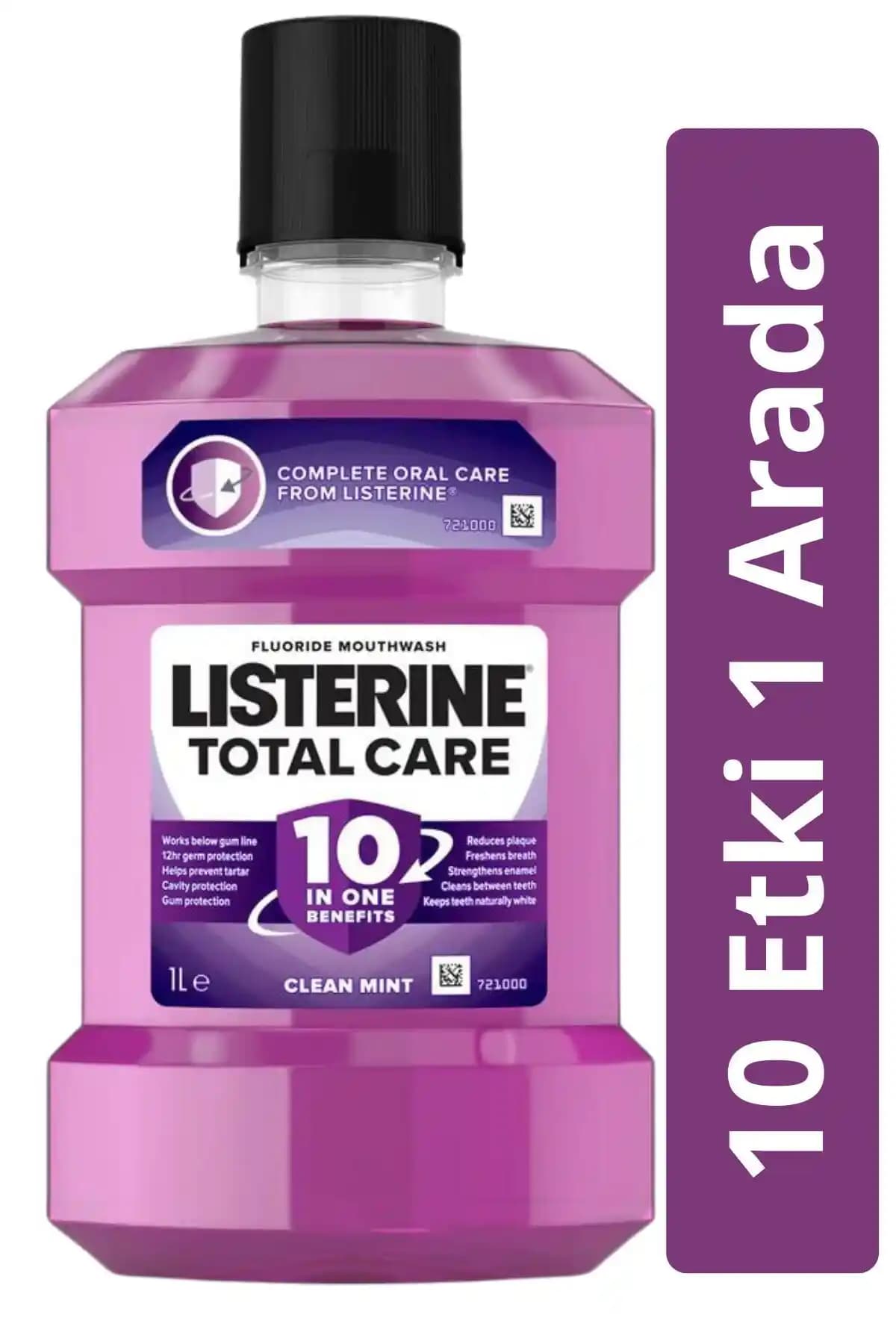Listerine Total Care 10'in 1 Gargara ile kapsamlı ağız bakım çözümleri
