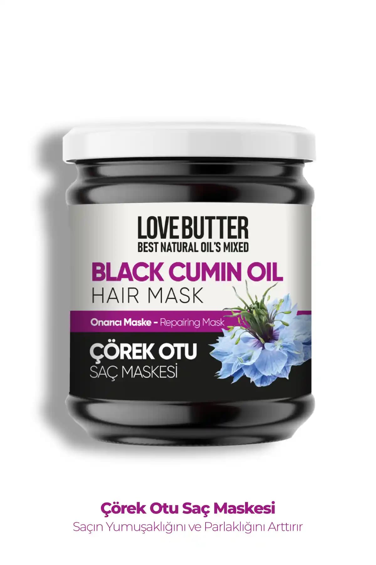 LOVE BUTTER Çörek Otu Saç Maskesi: Doğal ve Besleyici Saç Bakım Çözümü